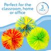 IMPRESA Monkey Stringy Balls - Pack of 3 - 3 in Stress Ball - Hypoallergenic Silicone Latex-Free Spheres - Multicolor Fidget Toy with Strings view 4