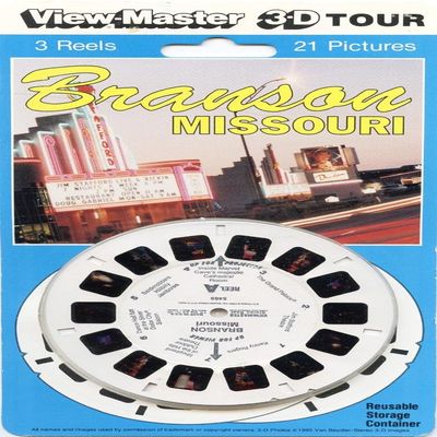 Branson, Missouri - Classic ViewMaster - 3 reels - 21 3D Images - New
