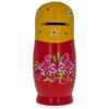 BestPysanky Matryoshka Wooden Nesting Doll Piggy Bank 6.5 Inches view 2
