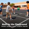 GoSports 10" Playground Ball (Set of 6) with Carry Bag and Pump view 2