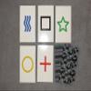 3PK E01C Low Cost Zener Style UNMARKED ESP Testing Cards - not Marked - not a Magic Trick view 2