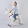 UFREE Ride on Unicorn, Unicorn Ride on Toy, Riding Unicorn, Plush Animal, Pink Unicorn for Kids, Ages 4-9 view 1