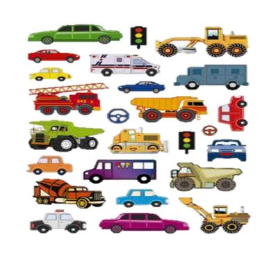 Cars, Trucks, Emergency and Construction Vehicles ~ Set of 25 Stickers (1-1)