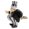 Kidrobot Uncle Scam Figure by Ron English Vinyl (Black/Gold) Figure view 3