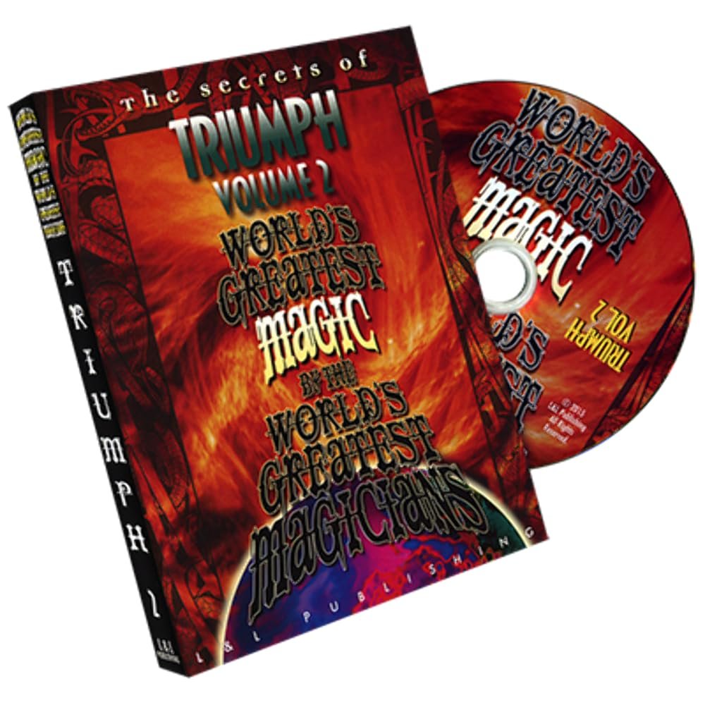 Triumph Vol. 2 (World's Greatest Magic) by L&L Publishing | DVD | Card Magic | Close Up