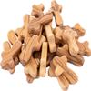 Zuluf 25 Small Olive Wood Comfort Crosses from Bethlehem Israel | Religious Pocket Holding Crosses Gift for Kids and Adults | 6cm / 2.5 Inch Each Cross view 1