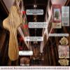 Zuluf 25 Small Olive Wood Comfort Crosses from Bethlehem Israel | Religious Pocket Holding Crosses Gift for Kids and Adults | 6cm / 2.5 Inch Each Cross view 3