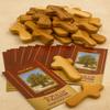 Zuluf 25 Small Olive Wood Comfort Crosses from Bethlehem Israel | Religious Pocket Holding Crosses Gift for Kids and Adults | 6cm / 2.5 Inch Each Cross view 4