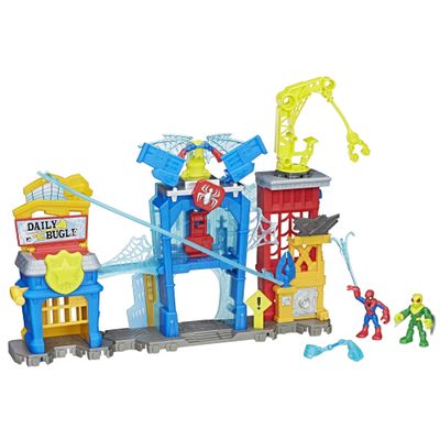 Hasbro Playskool Heroes Sha Spider Man Web Quarters Toy