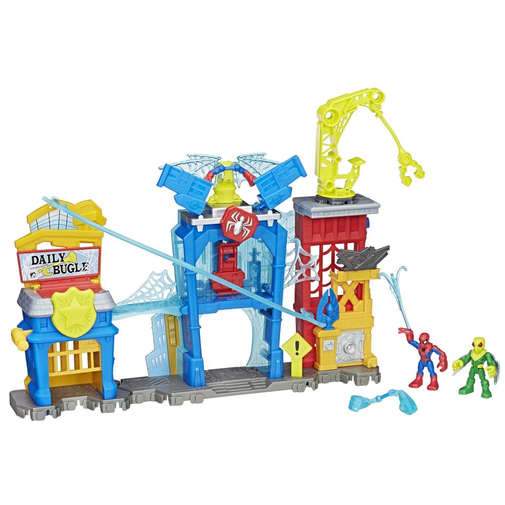 Hasbro Playskool Heroes Sha Spider Man Web Quarters Toy