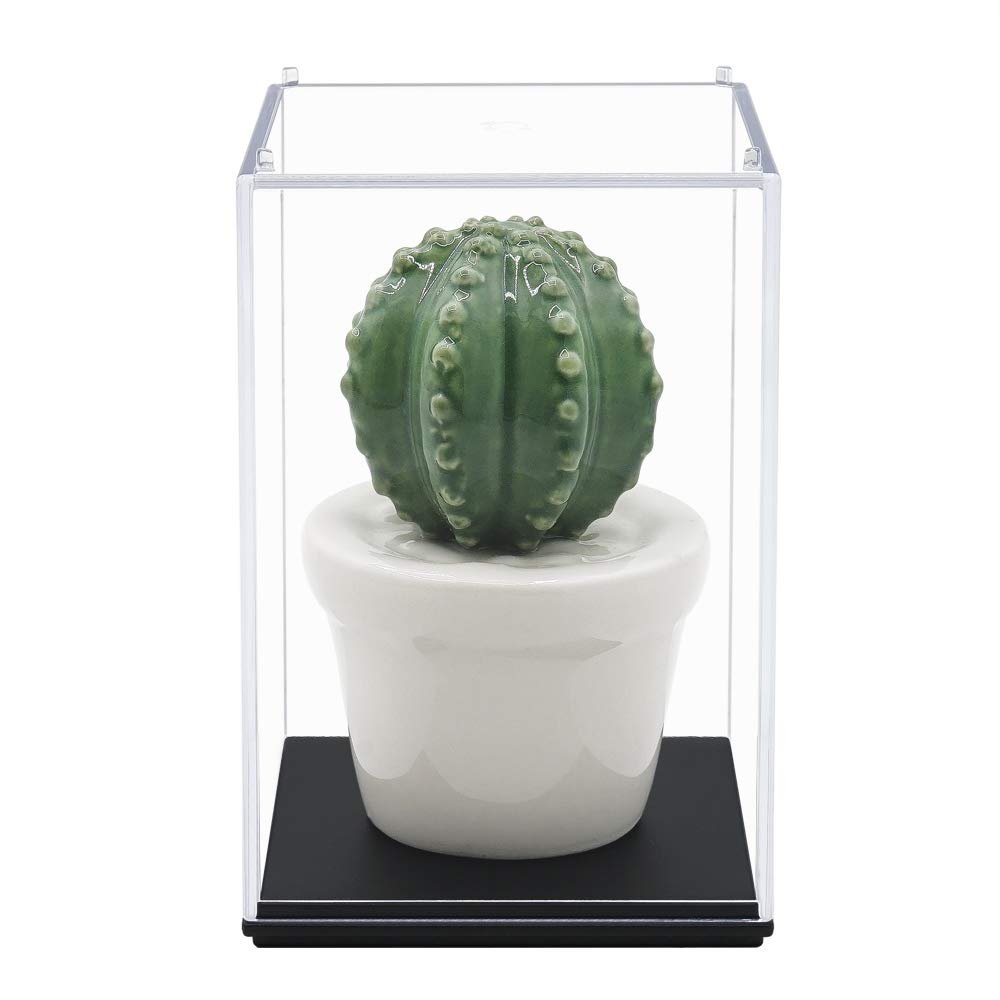 Odoria Clear Acrylic Display Box Case 3.7" High Small Size Dustproof Figure Display