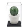 Odoria Clear Acrylic Display Box Case 3.7" High Small Size Dustproof Figure Display view 1