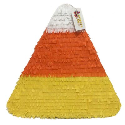 Candy Corn Pinata Halloween Pinata Themed Halloween Birthday Fall Birthday Candy Corn Decoration Party Yellow White Orange