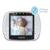 Motorola MBP36S Remote Wireless Video Baby Monitor with 3.5-Inch Color LCD Screen, Remote Camera Pan, Tilt, and Zoom, black view 3