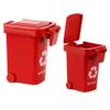 AITING Kids Push Toy Vehicles Garbage Truck's Trash Cans Toys Mini Curbside Vehicle Garbage Bin view 3