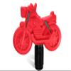 American Swing Spring Rider Roto-Molded Motorcycle Red view 2