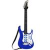 Best Choice Products Kids Electric Musical Guitar Play Set, Toy Guitar Starter Kit Bundle w/ 6 Demo Songs, Whammy Bar, Microphone, Amp, AUX, 2 Sticker Sheets - Blue view 4