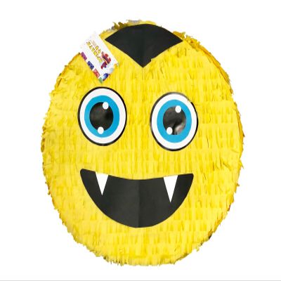16" Vampire Emoticon Pinata Emoticon With Fangs Halloween Party Fall Birthday Bat