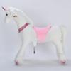 UFREE Large Ride on Horse, Action Pony Toy, Ride on Large 44 inch for Children 6 Years Old to Adult. (Unicorn, Pink Horn) view 3