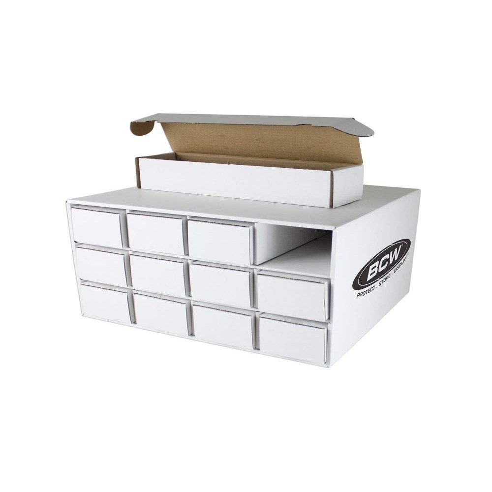 BCW Card House Storage Unit with 12 x 800ct Boxes | Holds Up to 9600 Cards | Organizer for Sports Cards, Pokmon, Magic: The Gathering & More