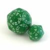 120-sided and 48-Sided Dice in Green view 1