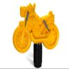 American Swing Spring Rider Roto-Molded Motorcycle Yellow view 2