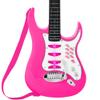 Best Choice Products Kids Electric Musical Guitar Play Set, Toy Guitar Starter Kit Bundle w/ 6 Demo Songs, Whammy Bar, Microphone, Amp, AUX, 2 Sticker Sheets - Pink view 3