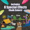 Crayola Ultimate Washable Chalk Collection (64ct), Bulk Outdoor Sidewalk Chalk for Kids, Anti-Roll Sticks, Outdoor Activities & Toys for Kids, Ages 3, 4, 5 view 4