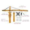 Tipmant Large Size Alloy Die-cast Model Toy Diecast Tower Slewing Crane Truck Vehicle Miniature Car Kids Gifts Height 20 inch, Scale: 1: 50 view 4