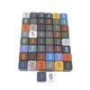 Assorted Colors Elemental Dice with Numbers D6 16mm (5/8in) Pack of 50 Dice Koplow Games view 1