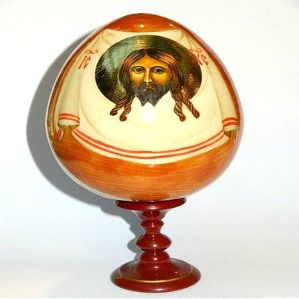 Jesus Wooden Egg
