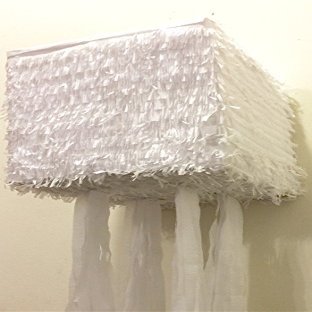 APINATA4U 10" Handcrafted Miner Theme Pinata - White Box Design - Perfect Video Game Party Decorations for a Fun and Festive Celebration!