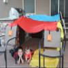 Tote a Fort Original Blanket Fort Building Kit for Kids, 3 Blanket TOTEAFORT Toy, Make a Portable Playhouse, Play Tent Boy and Girl Indoor Outdoor Build Set, STEM Children Toy, Ages 4, 8, 12 + view 2
