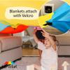 Tote a Fort Original Blanket Fort Building Kit for Kids, 3 Blanket TOTEAFORT Toy, Make a Portable Playhouse, Play Tent Boy and Girl Indoor Outdoor Build Set, STEM Children Toy, Ages 4, 8, 12 + view 3