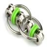 Tom's Fidgets Original Flippy Chain Fidget Toy - Perfect for ADHD, Anxiety, and Autism - Bike Chain Fidget Stress Reducer for Adults and Kids (1, Green) view 1