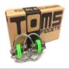 Tom's Fidgets Original Flippy Chain Fidget Toy - Perfect for ADHD, Anxiety, and Autism - Bike Chain Fidget Stress Reducer for Adults and Kids (1, Green) view 4