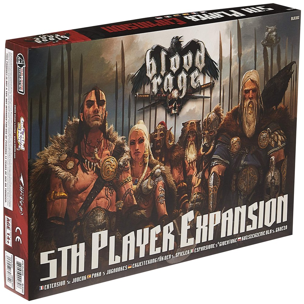 CMON Blood Rage 5th Player Board Game Expansion | Strategy Game | Viking Battle Game | Tabletop Miniatures Game for Adults and Teens | Ages 14+ | 2-4 Players | Average Playtime 60-90 Minutes | Made