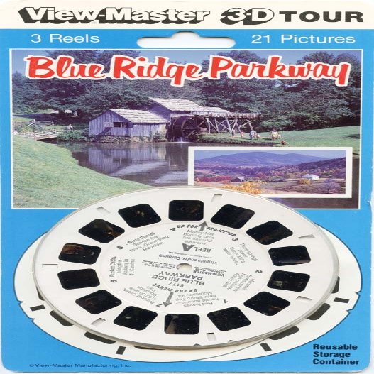 Blue Ridge Parkway, Virginia and North Carolina - Classic ViewMaster Reels 3D - New