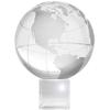 Amlong Crystal Globe (3 inch Diameter) on Crystal Stand with Gift Box - 4.75 Inch Tall view 1