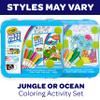 Crayola Color Wonder Mess Free Coloring Activity Set (30+ Pcs), Holiday & Christmas Gift for Toddlers, Travel Art Kit with Markers, Stamps, and Stickers, Ages 3+ view 3