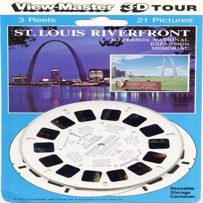 St. Louis Riverfront - Classic ViewMaster - 3Reel Set - 21 3D Images - New