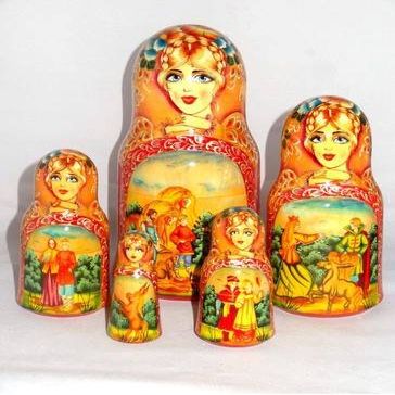 Traditional The Firebird Matryoshka Doll