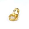ZQION Himber Ring Magic Tricks Linking Ring Magic Props Close Up Street Magic Gimmick Comedy (Golden) view 2