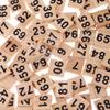 100pcs 1-100 Wooden Number Tiles Number Cube Blocks for Wedding Party Decoration view 4