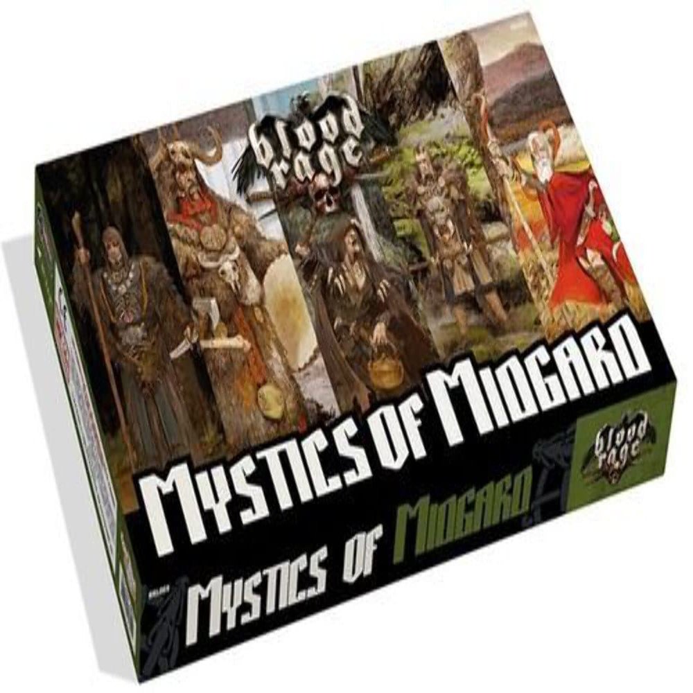 Blood Rage Mystics of Midgard Board Game EXPANSION | Strategy Game | Viking Battle Game | Miniatures Game for Adults and Teens | Ages 14+ | 2-4 Players | Average Playtime 60-90 Minutes | Made by CMON