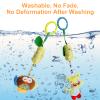 4 Packs Baby Stroller Toys Car Seat Hanging Bell For Boys Girls,Adorable Animal Infant Play Music Crib Toy Carseat Rattles Educational Toys,Kids Hand Bell Puppet With Cute Wind Chime And Squeak view 4