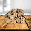 Zion Judaica Wood Dreidels Medium Sized Bulk Pack Wooden Hanukkah Dreidles in Ziplock Bag Chanukah Fun Game (30 Pack) view 4