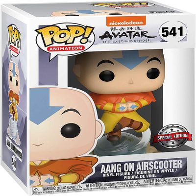 Funko 36470 Pop! Animation: Avatar The Last Airbender - Aang on Airscooter (Special Edition) #541