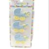 12 Flexible Blue Buggy Baby Shower Favors Appliques, Trim, Embelishment Decoration - 4 pk of 3 view 2