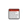 American Swing Playground Warning Label - Hot Surface view 1